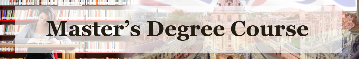 Module 1. Master's degree course.
