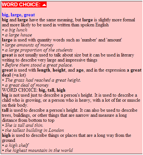 ������������ ���� � Longman dictionary